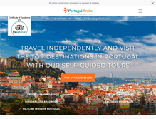 Tablet Screenshot of portugaltrails.com